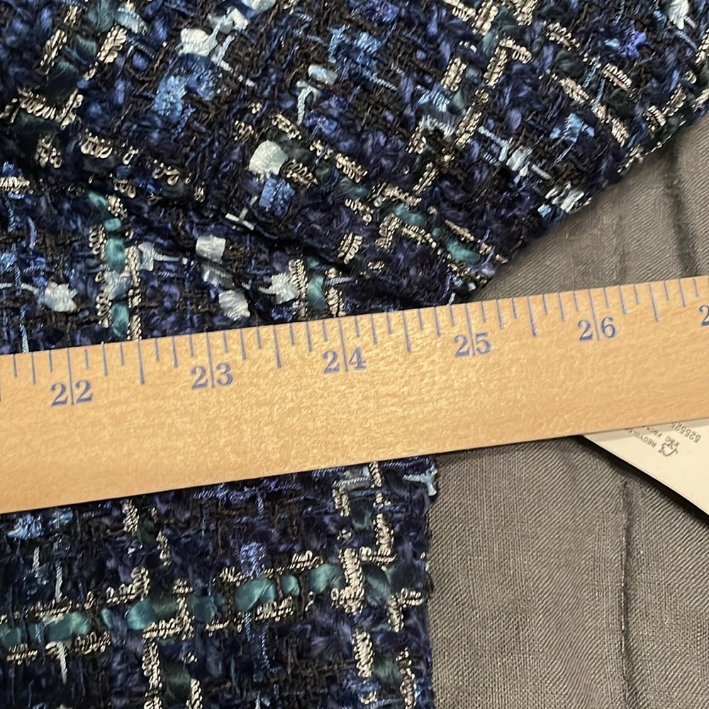 Old Navy tweed jacket cardigan double c inspired size XXL. BNWT! - Picture 9 of 12